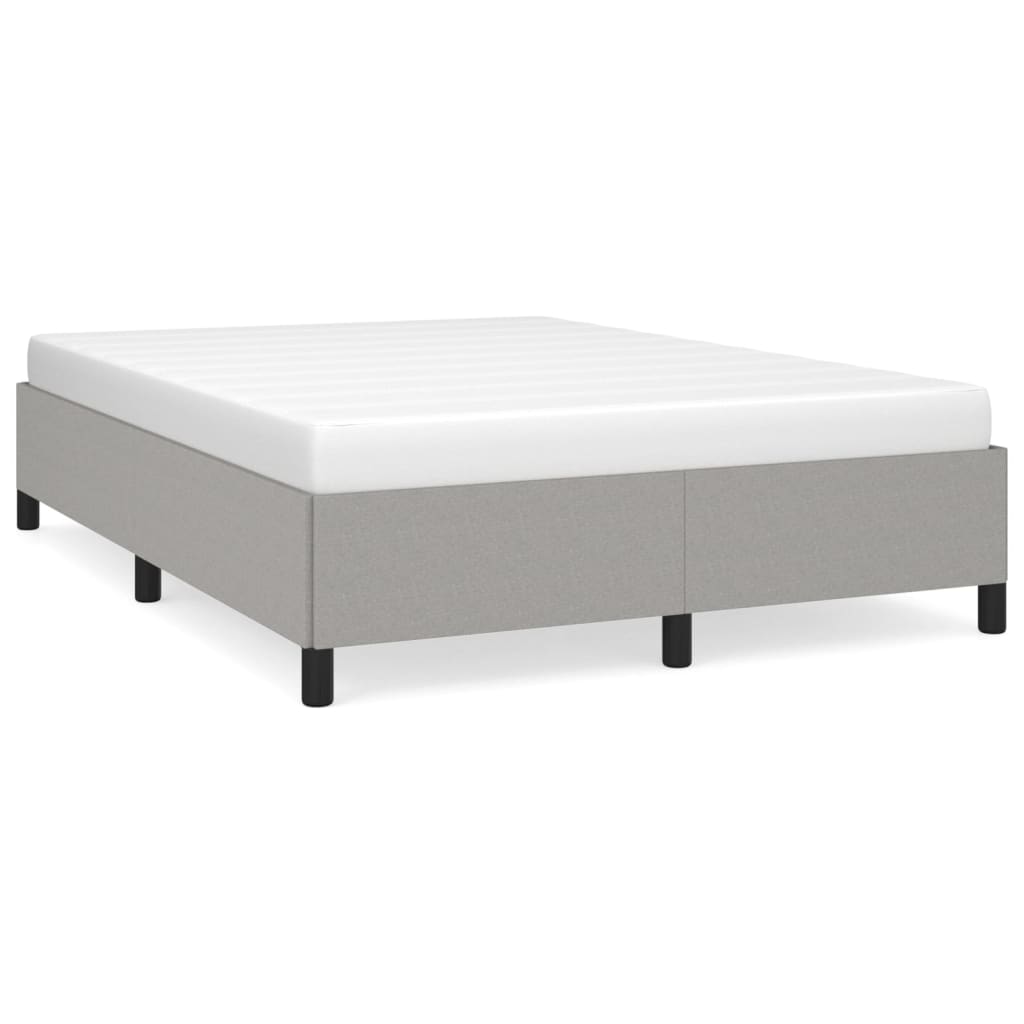 Sengeramme uten madrass lysegrå 135x190 cm Double stoff