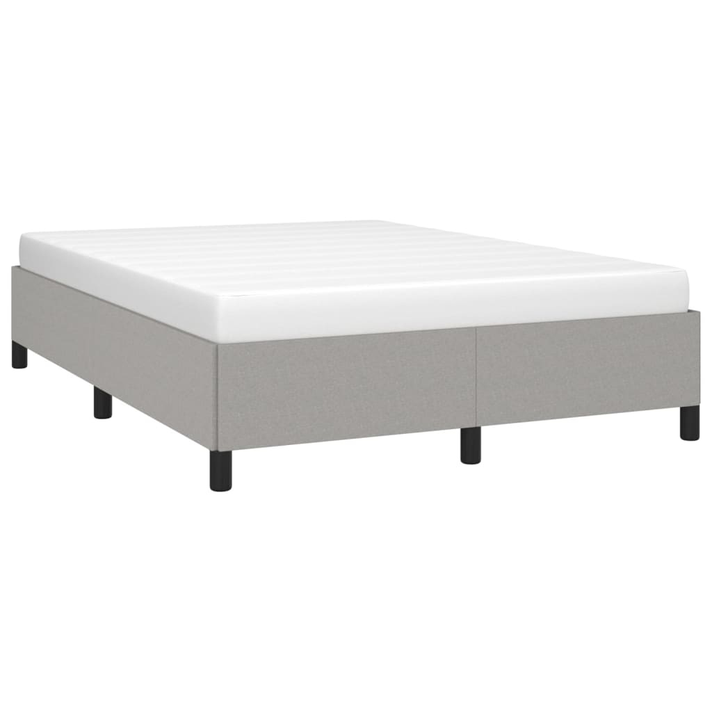 Sengeramme uten madrass lysegrå 135x190 cm Double stoff