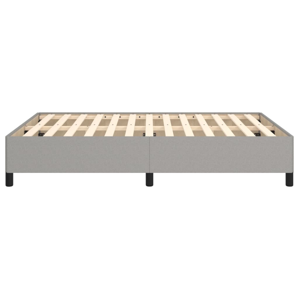 Sengeramme uten madrass lysegrå 135x190 cm Double stoff