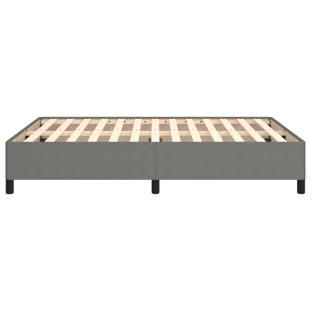 Sengeramme uten madrass mørkegrå 135x190 cm Double stoff