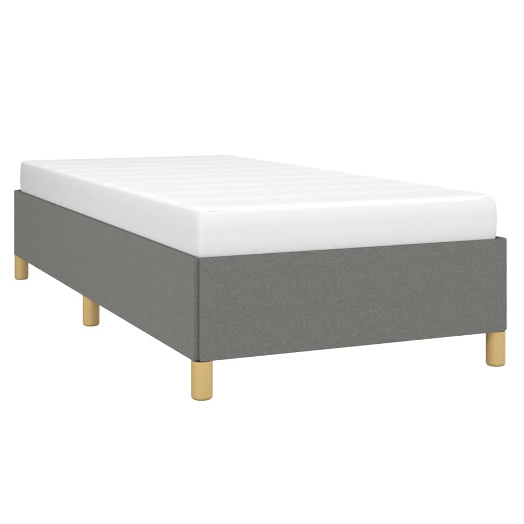 Sengeramme uten madrass mørkegrå 90x190 cm Single stoff