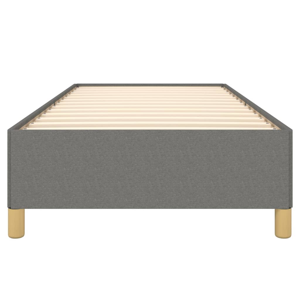 Sengeramme uten madrass mørkegrå 90x190 cm Single stoff