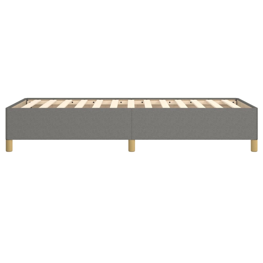 Sengeramme uten madrass mørkegrå 90x190 cm Single stoff