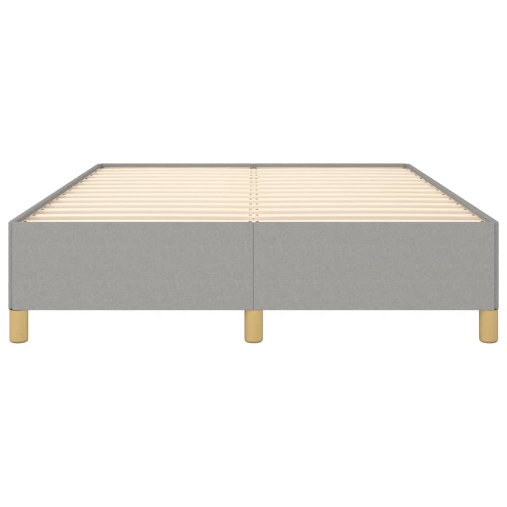 Sengeramme uten madrass lysegrå 135x190 cm Double stoff