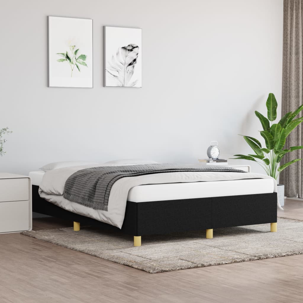 Sengeramme uten madrass svart 135x190 cm Double stoff