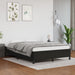 Sengeramme uten madrass svart 135x190 cm Double kunstskinn