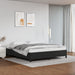 Sengeramme svart 180x200 cm Super King kunstskinn