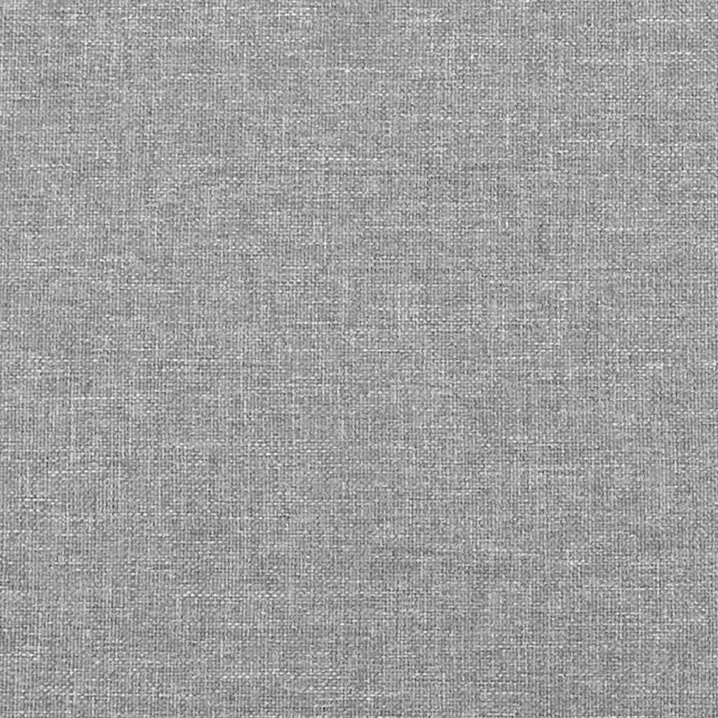 Sengeramme uten madrass lysegrå 90x190 cm Single stoff