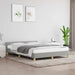 Sengeramme uten madrass lysegrå 180x200cm Super King stoff