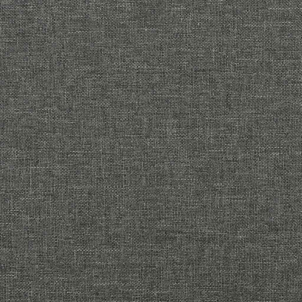 Sengeramme uten madrass mørkegrå 180x200cm Super King stoff