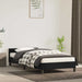 Sengeramme uten madrass svart 90x190 cm Single fløyel