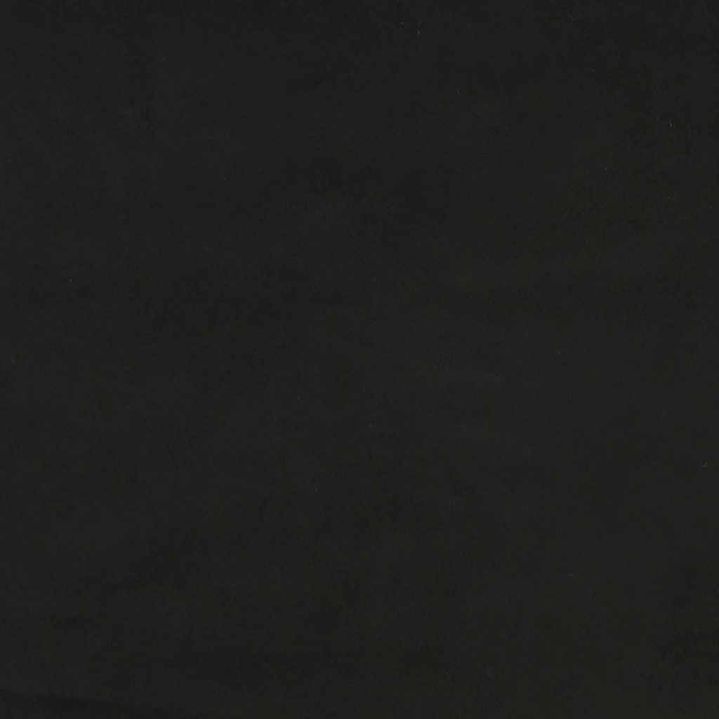 Sengeramme uten madrass svart 180x200cm Super King fløyel