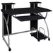 Databord svart 110x52x88,5 cm konstruert tre
