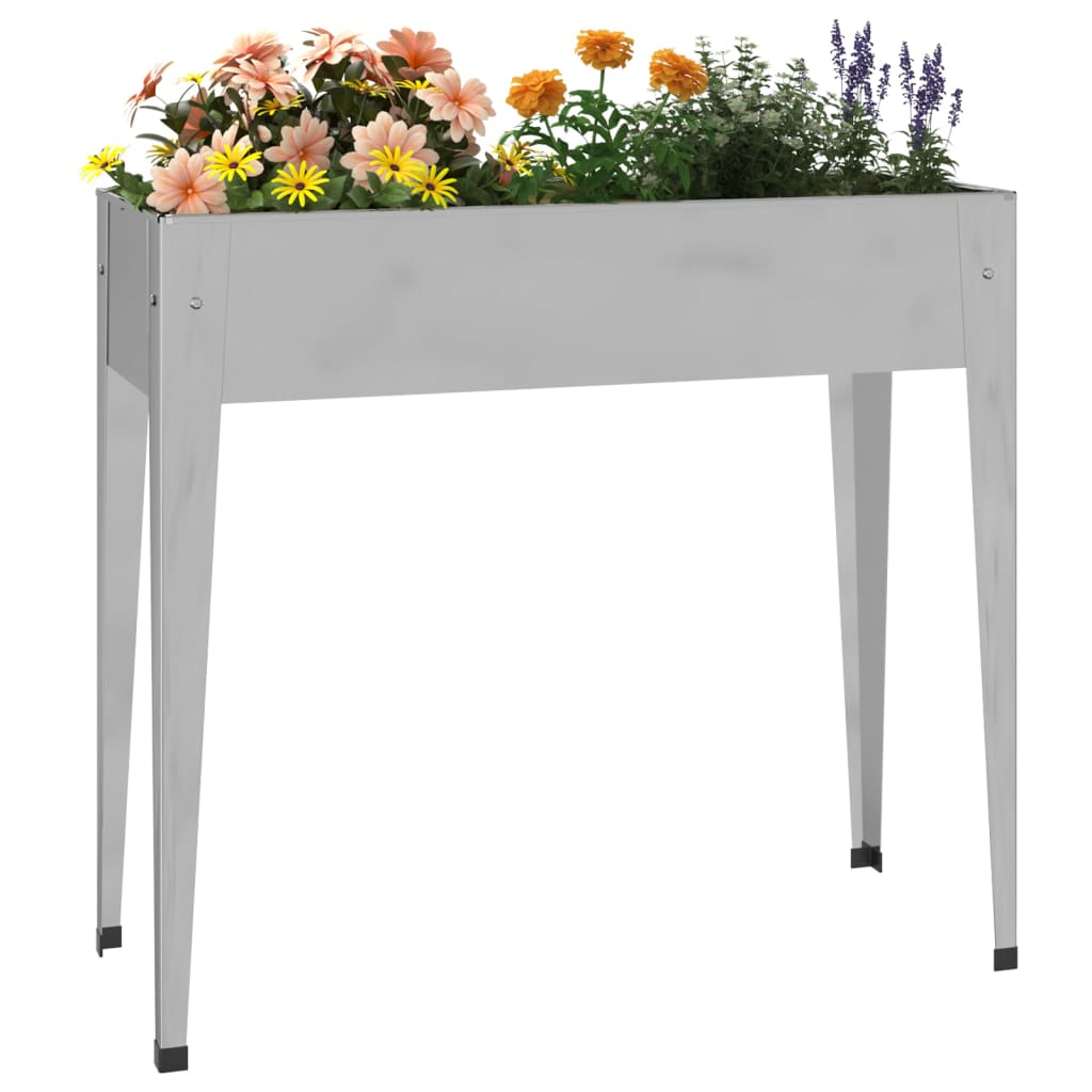 Plantekasse 100,5x40,5x90 cm galvanisert stål