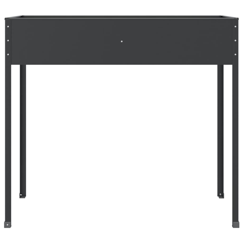 Plantekasse antrasitt 100,5x40,5x90 cm galvanisert stål