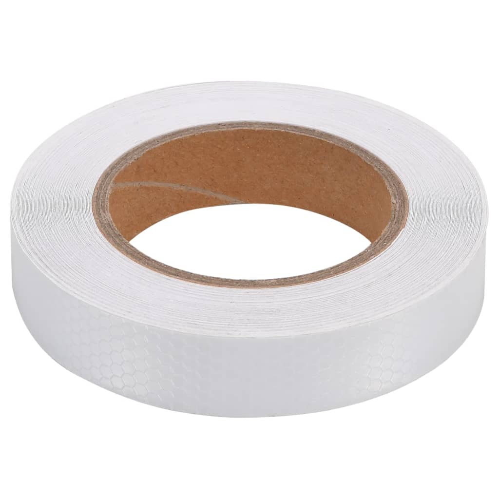 Reflekterende tape hvit 2,5 cm x 20 m PVC