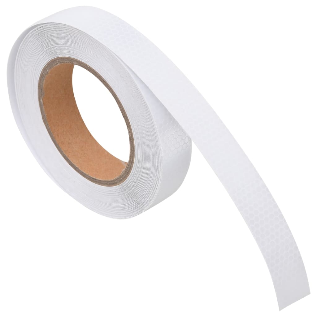Reflekterende tape hvit 2,5 cm x 20 m PVC
