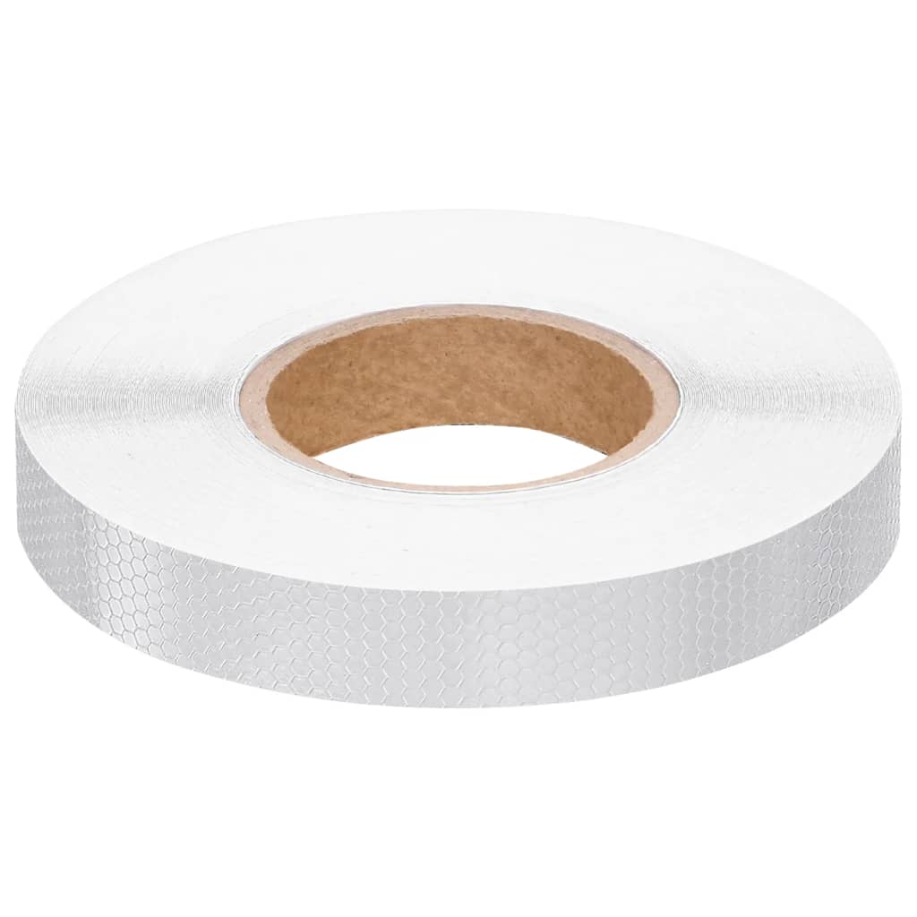 Reflekterende tape hvit 2,5 cm x 50 m PVC