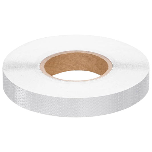 Reflekterende tape hvit 2,5 cm x 50 m PVC