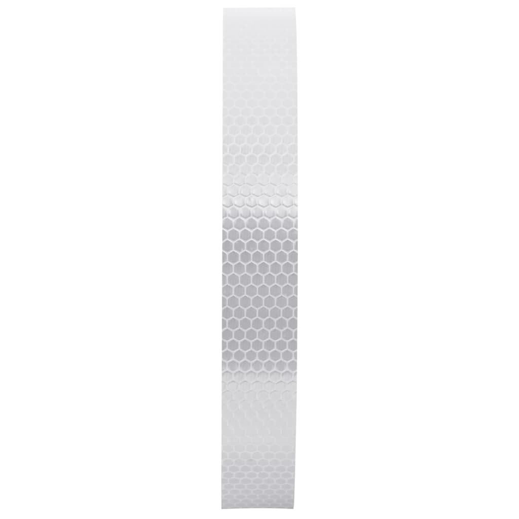 Reflekterende tape hvit 2,5 cm x 50 m PVC