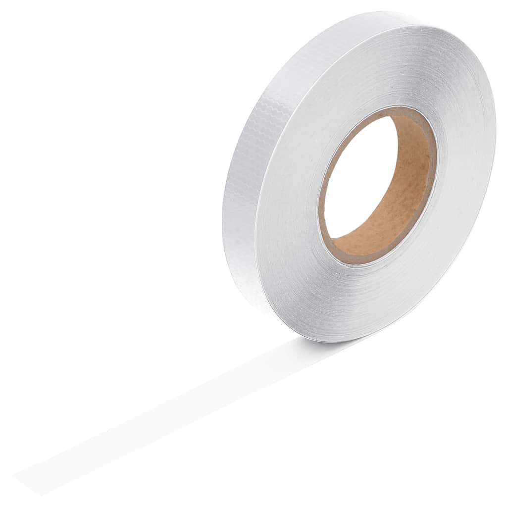Reflekterende tape hvit 2,5 cm x 50 m PVC
