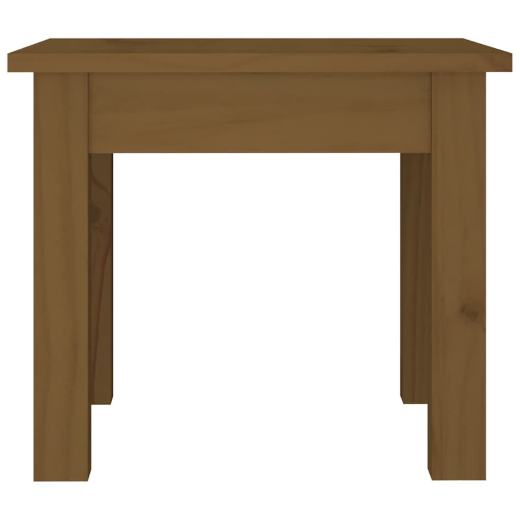 Salongbord honningbrun 35x35x30 cm heltre furu