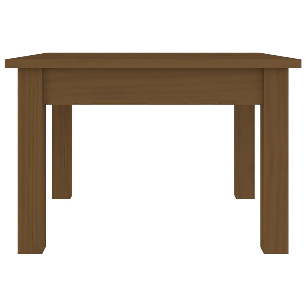 Salongbord honningbrun 45x45x30 cm heltre furu