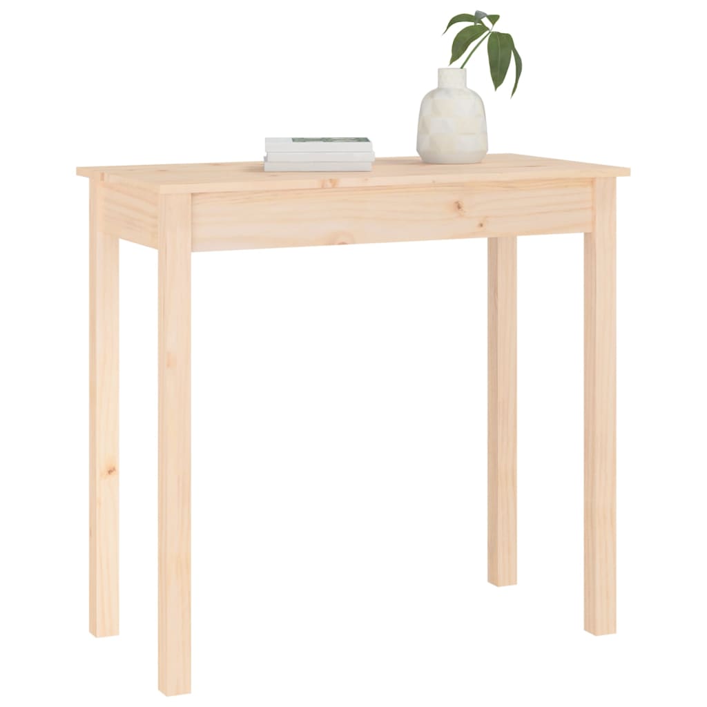 Konsollbord 80x40x75 cm heltre furu