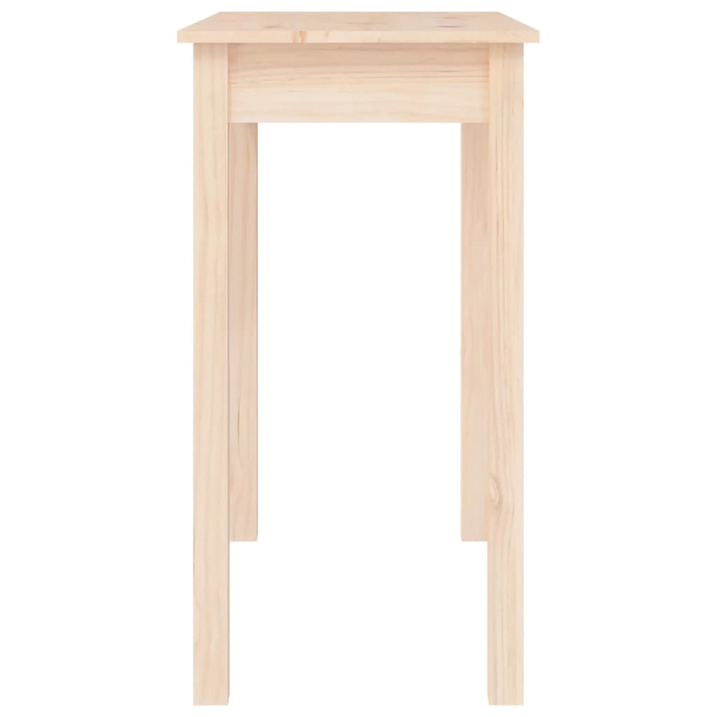 Konsollbord 80x40x75 cm heltre furu