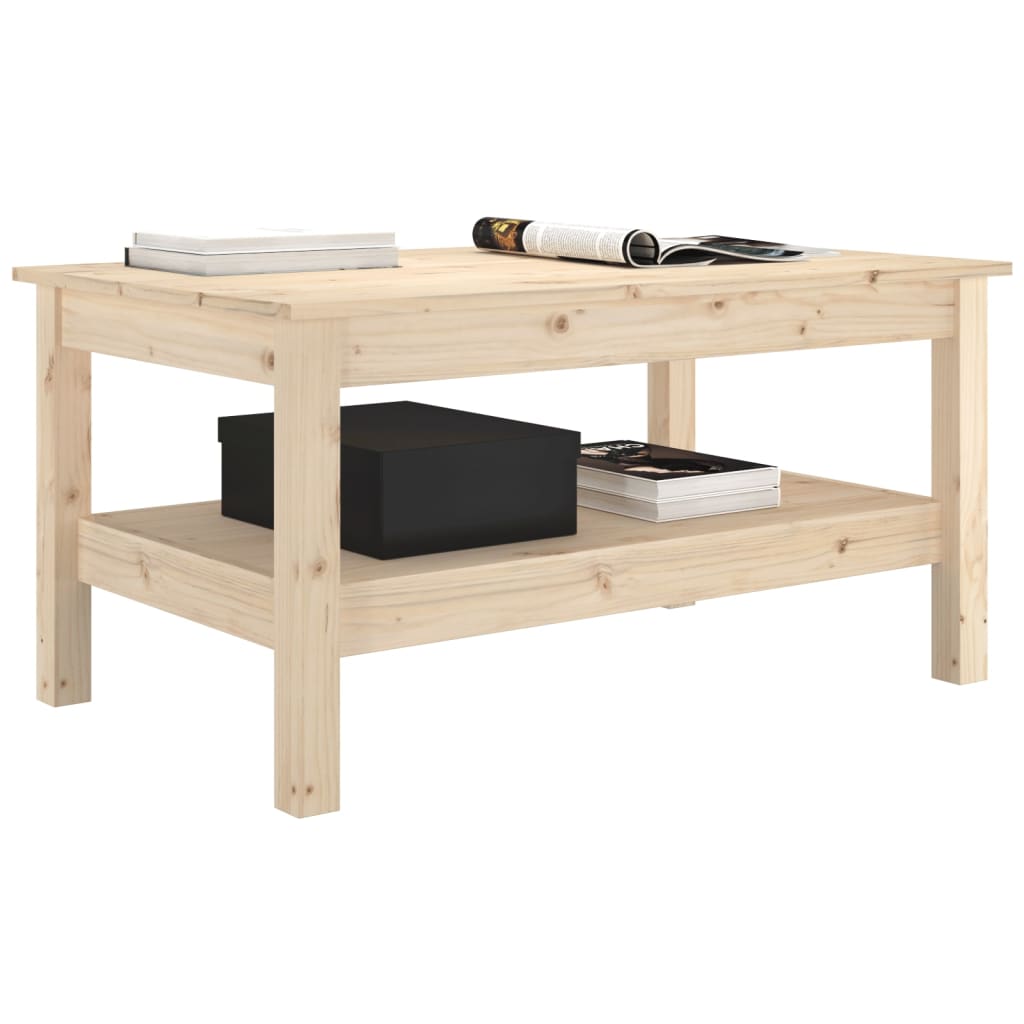 Salongbord 80x50x40 cm heltre furu
