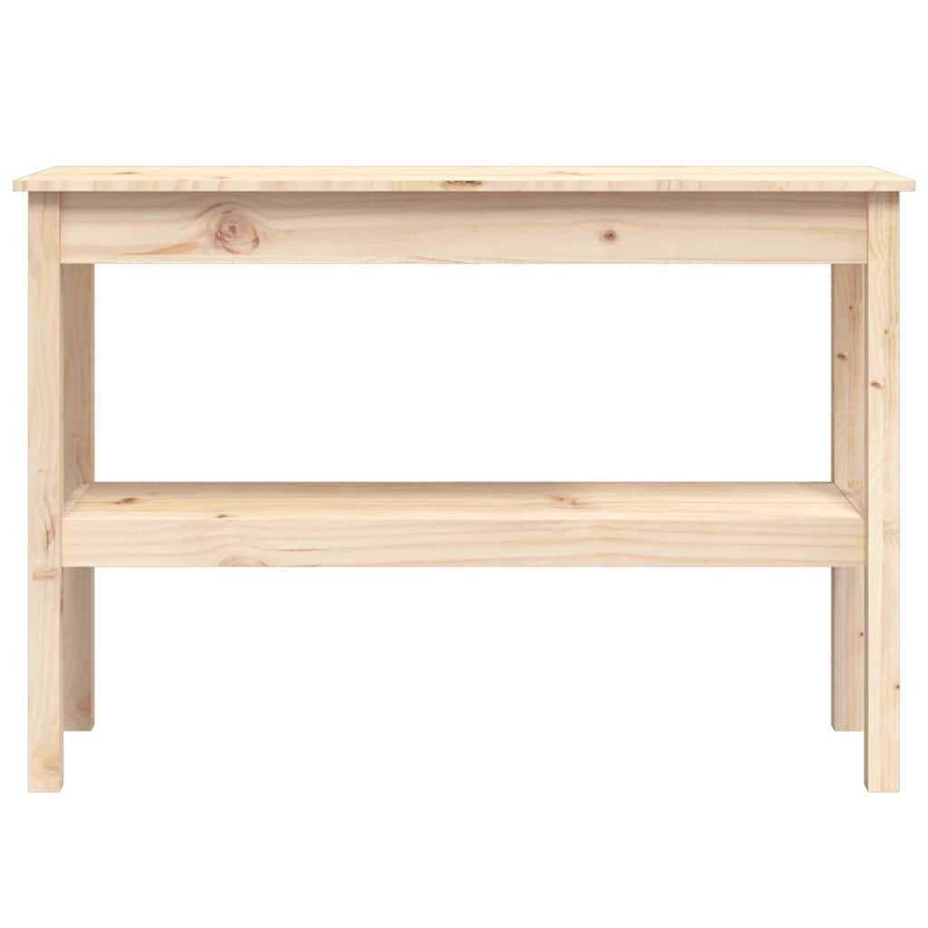 Konsollbord 110x40x75 cm heltre furu