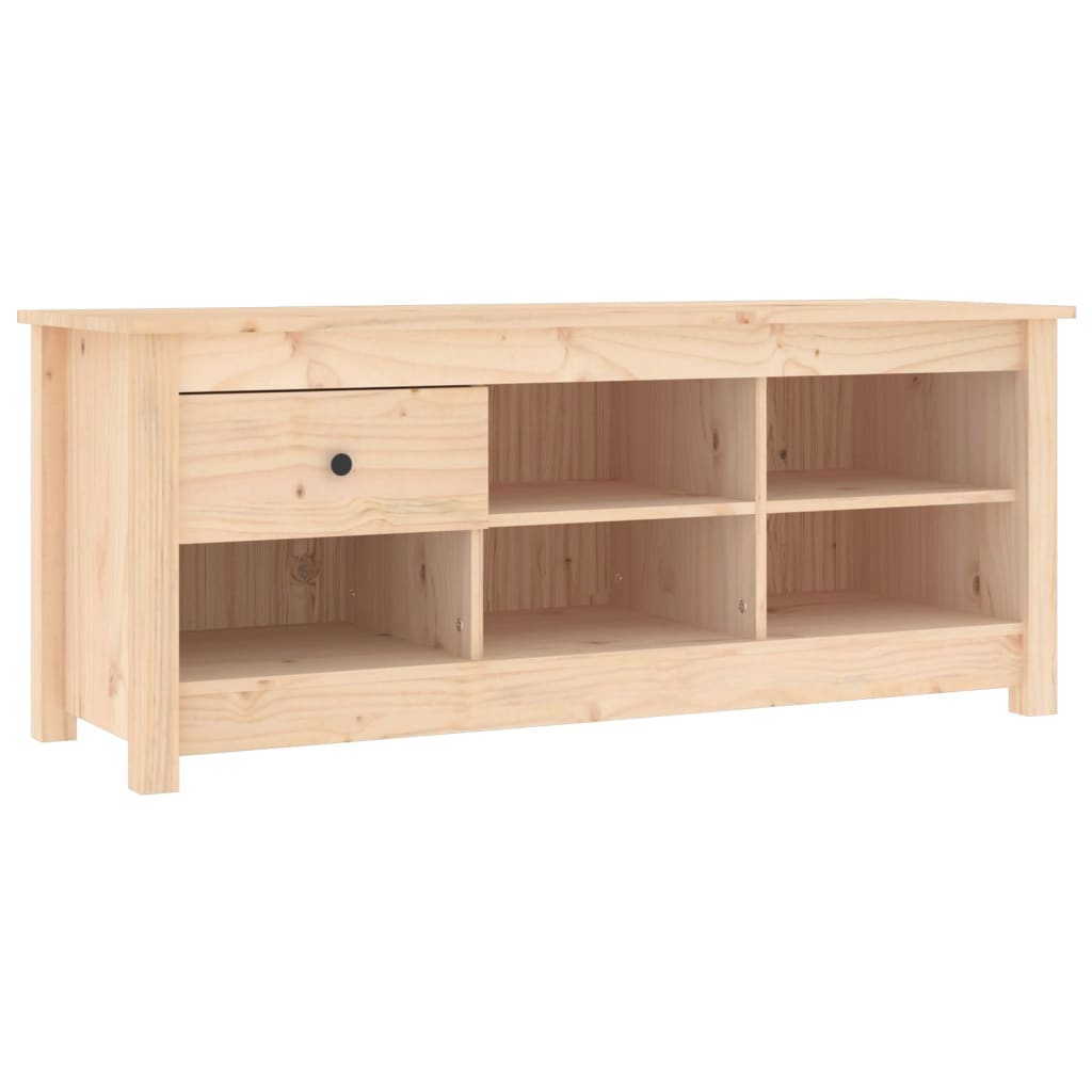 Skoskap 110x38x45,5 cm heltre furu