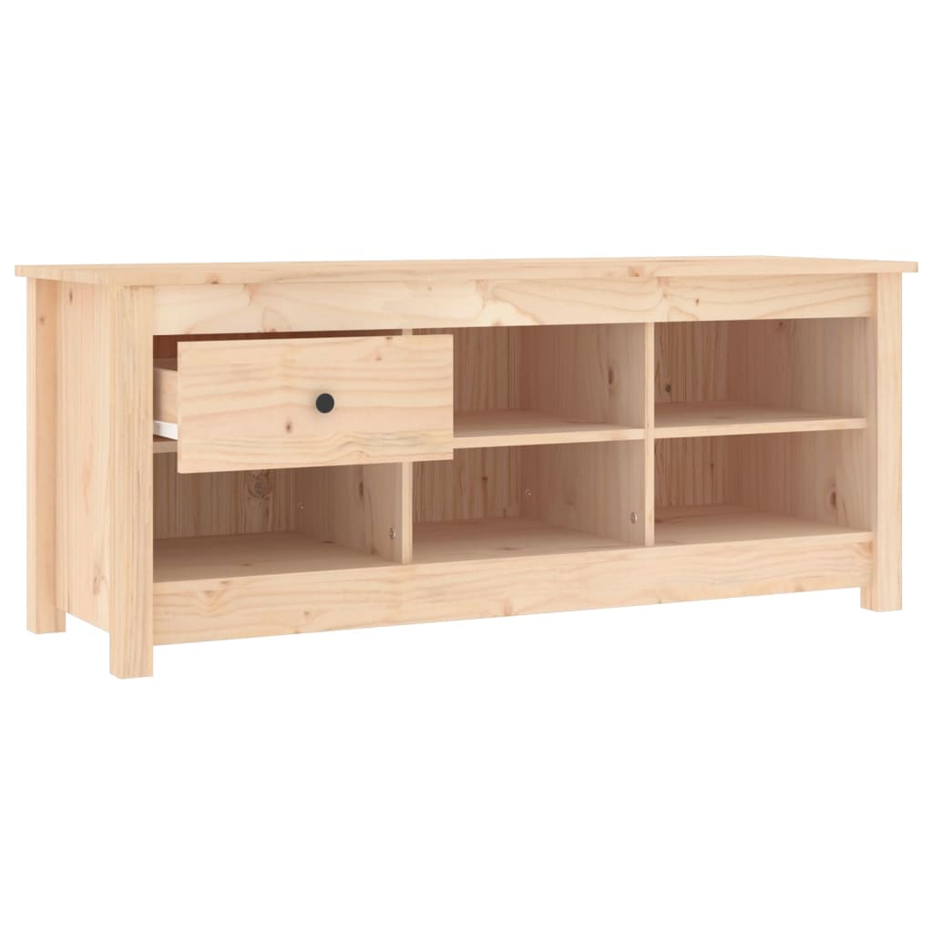 Skoskap 110x38x45,5 cm heltre furu