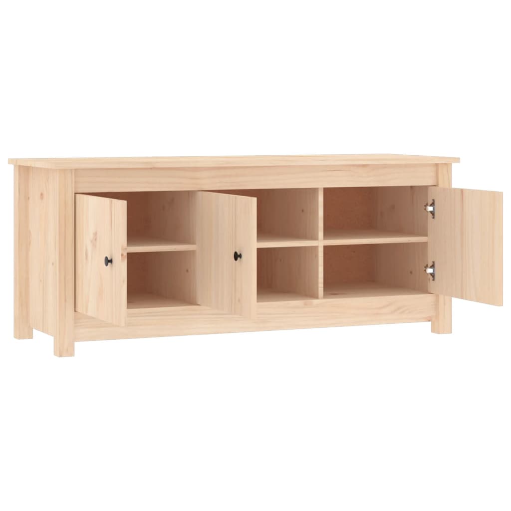 Skoskap 110x38x45,5 cm heltre furu