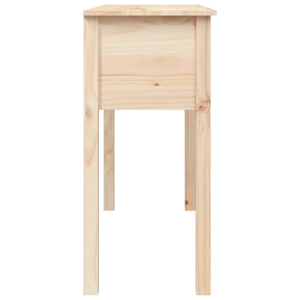 Konsollbord 100x35x75 cm heltre furu