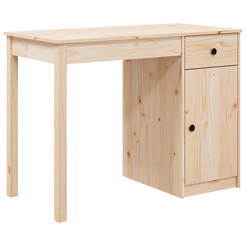 Skrivebord 100x50x75 cm heltre furu