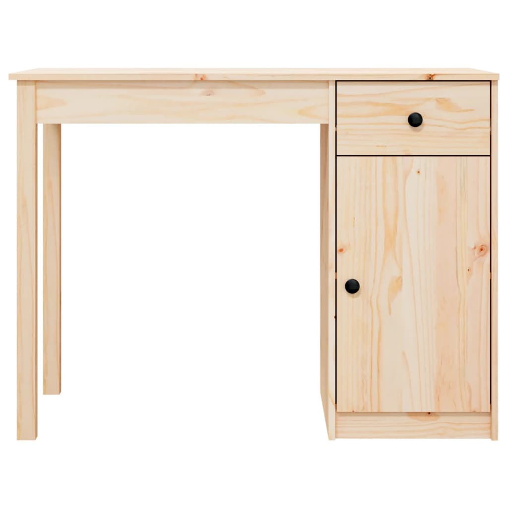 Skrivebord 100x50x75 cm heltre furu
