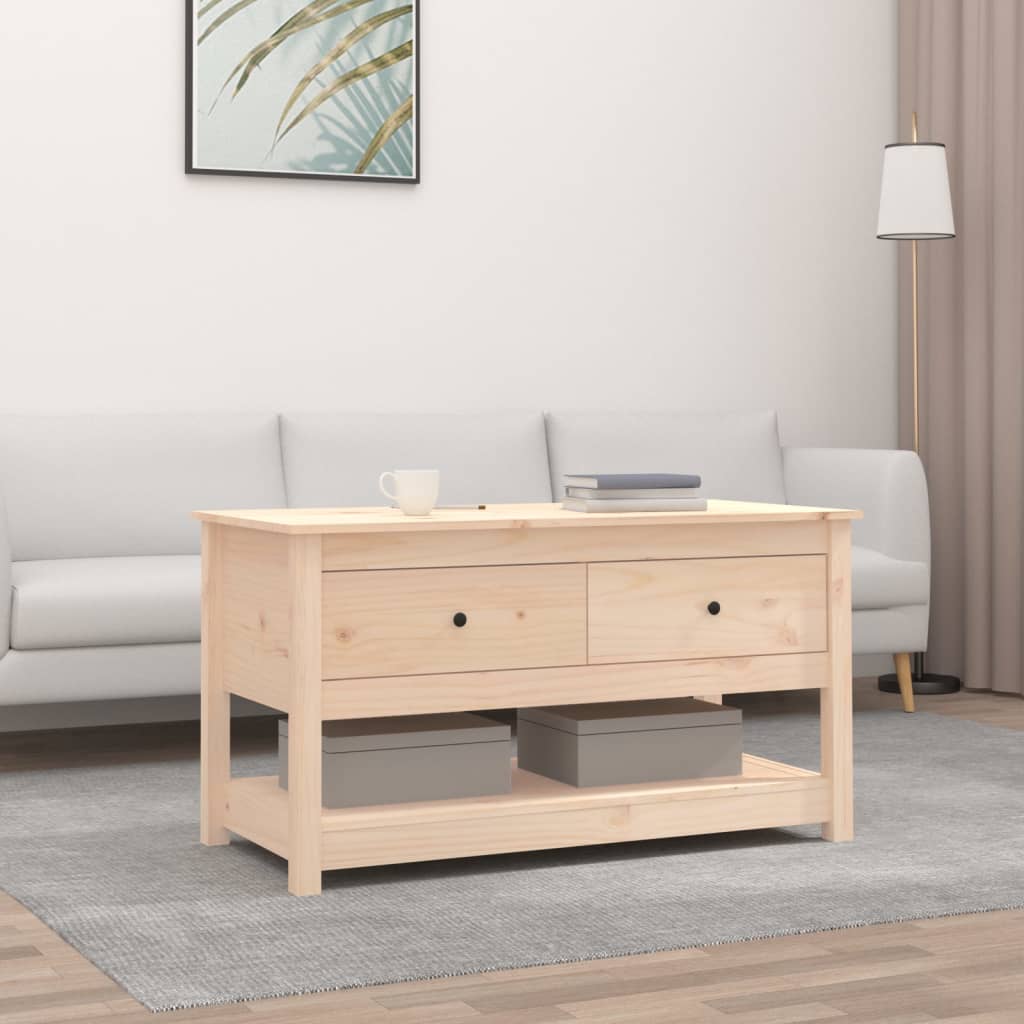 Salongbord 102x49x55 cm heltre furu