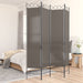 Romdeler 4 paneler antrasitt 160x220 cm stoff vidaXL