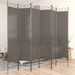Romdeler med 6 paneler antrasitt 240x220 cm stoff vidaXL