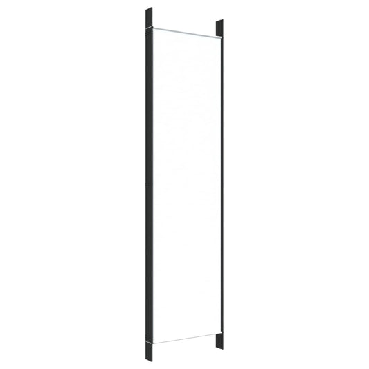 Romdeler med 5 paneler hvit 250x200 cm stoff