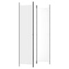 Romdeler 3 paneler hvit 150x220 cm stoff