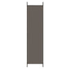 Romdeler 3 paneler antrasitt 150x220 cm stoff