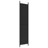Romdeler 3 paneler svart 150x220 cm stoff
