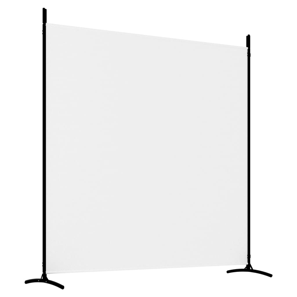 Romdeler 3 paneler hvit 525x180 cm stoff