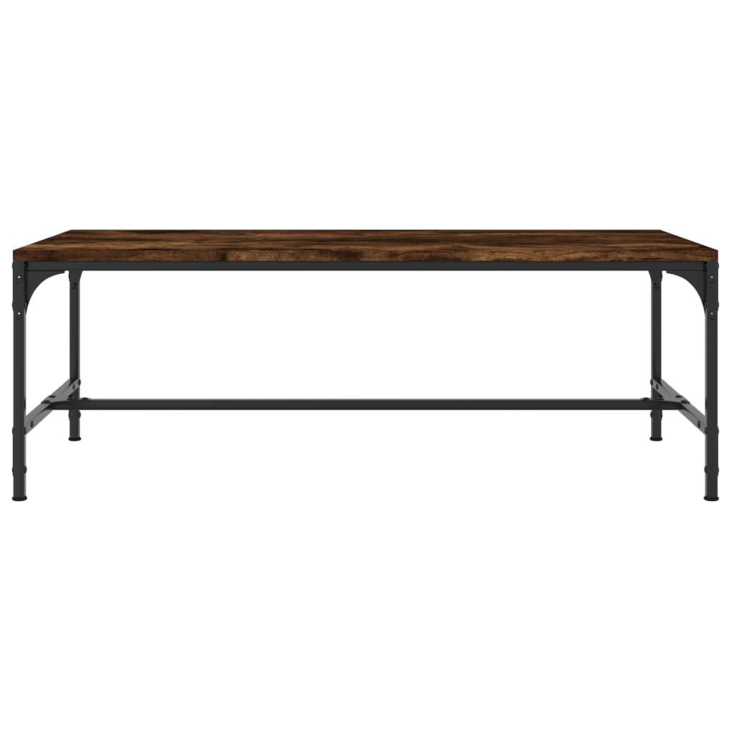 Salongbord røkt eik 100x50x35 cm konstruert tre
