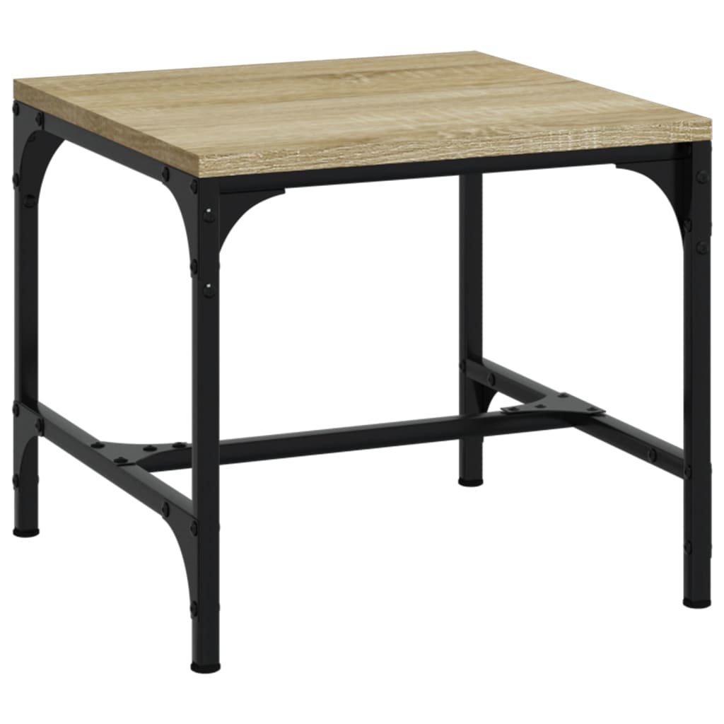 Sidebord 2 stk sonoma eik 40x40x35 cm konstruert tre