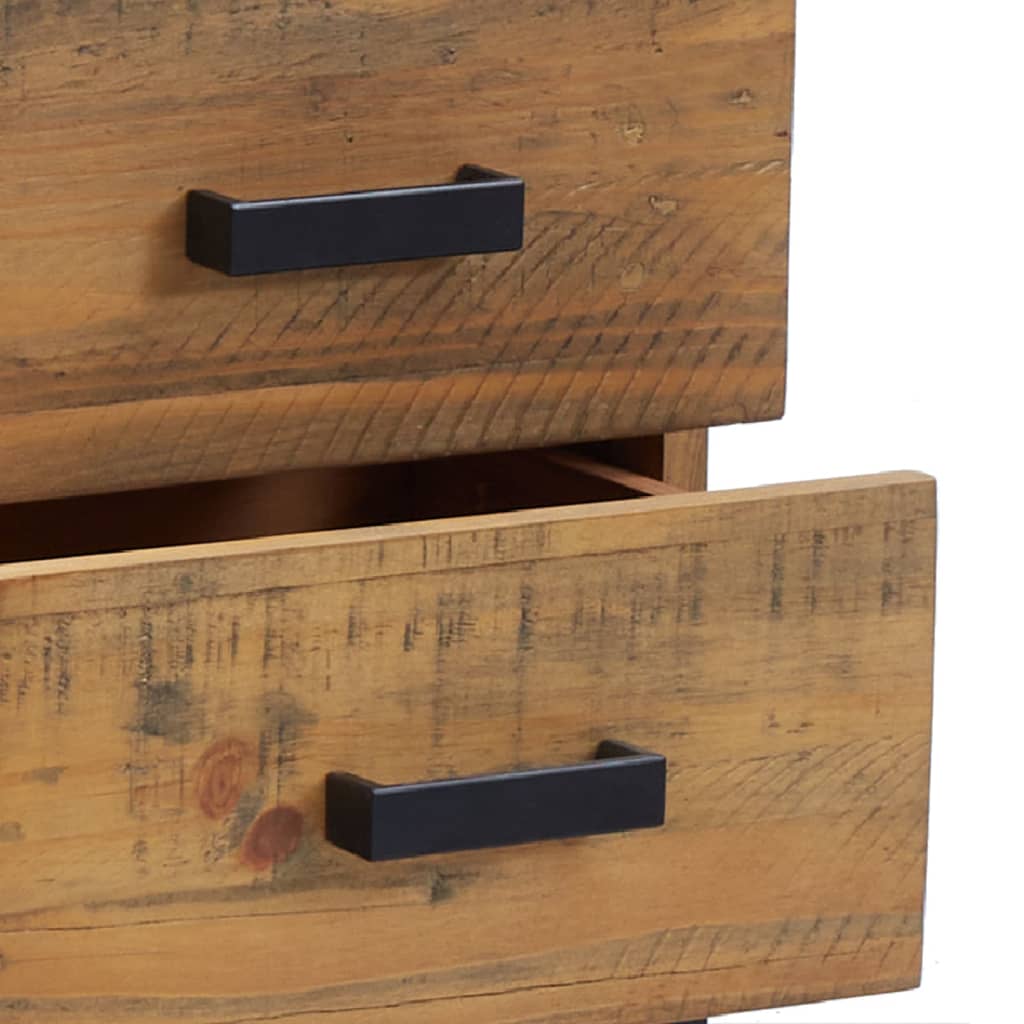 Nattbord brun 36x30x45 cm heltre furu