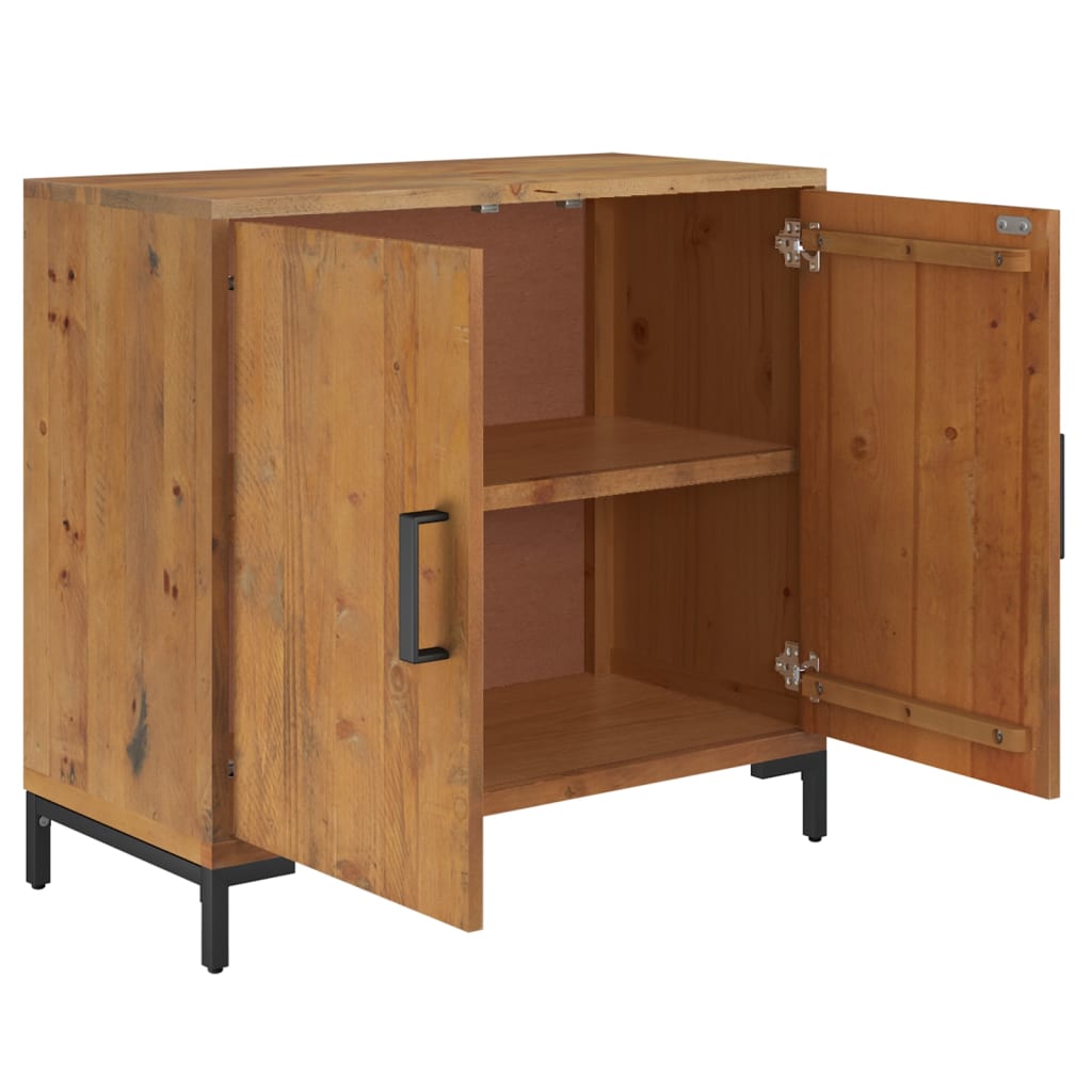 Skjenk brun 75x35x70 cm heltre furu