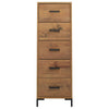 Kommode 42x35x110 cm heltre furu
